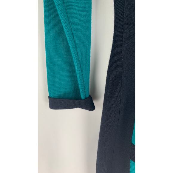 Kenar 2 Vintage Zip Up Long Sleeve Wool Blend Knit Dress Womens Size Small - Picture 5 of 11